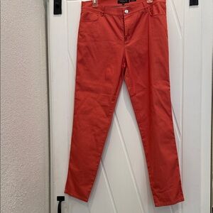 Lafayette 148 New York Coral Skinny Jeans